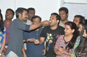 Dhanush at Radio Mirchi For Anekudu Movie Promotions
